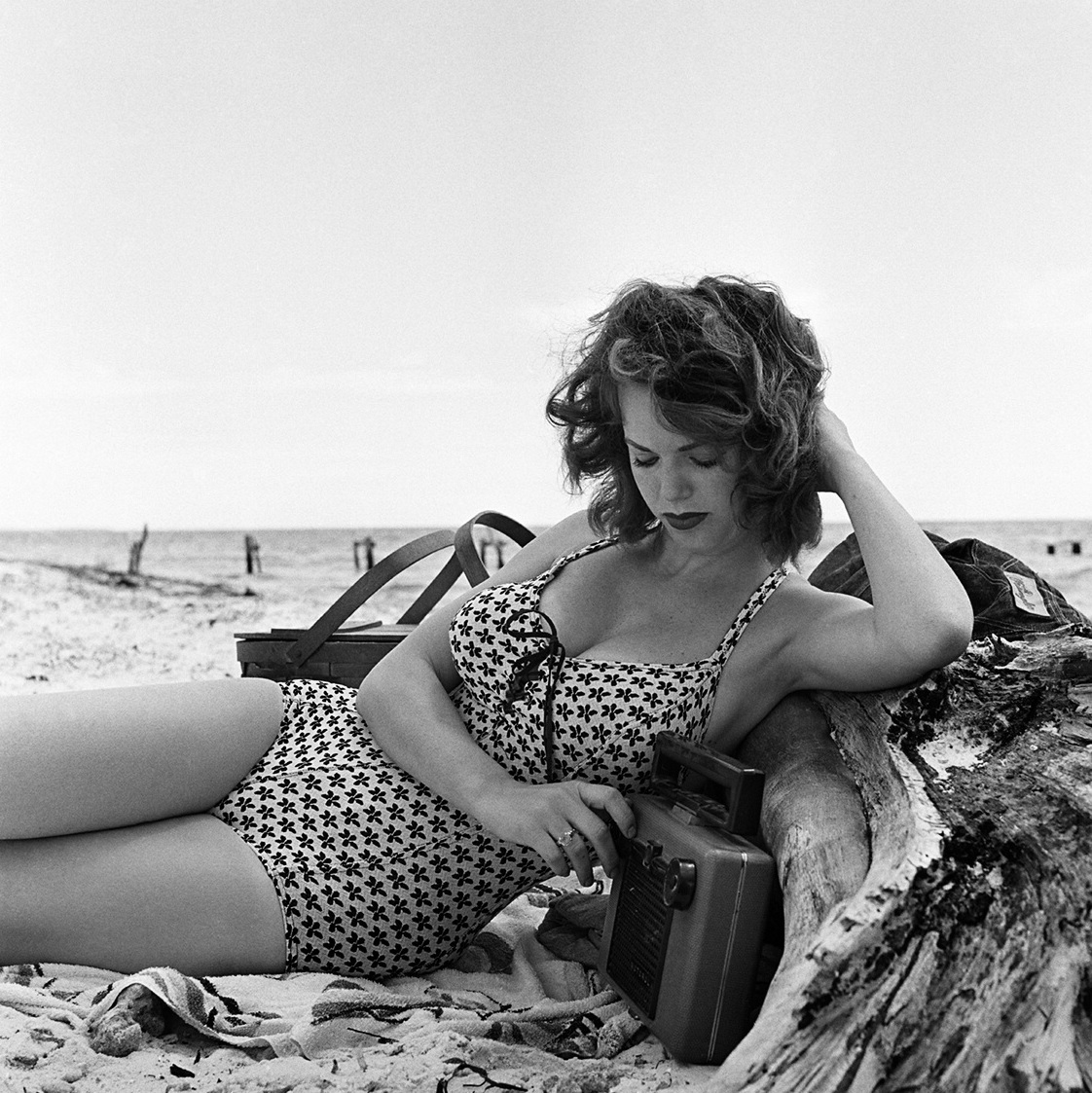 Мисс август 1958 - Мирна Уэбер.